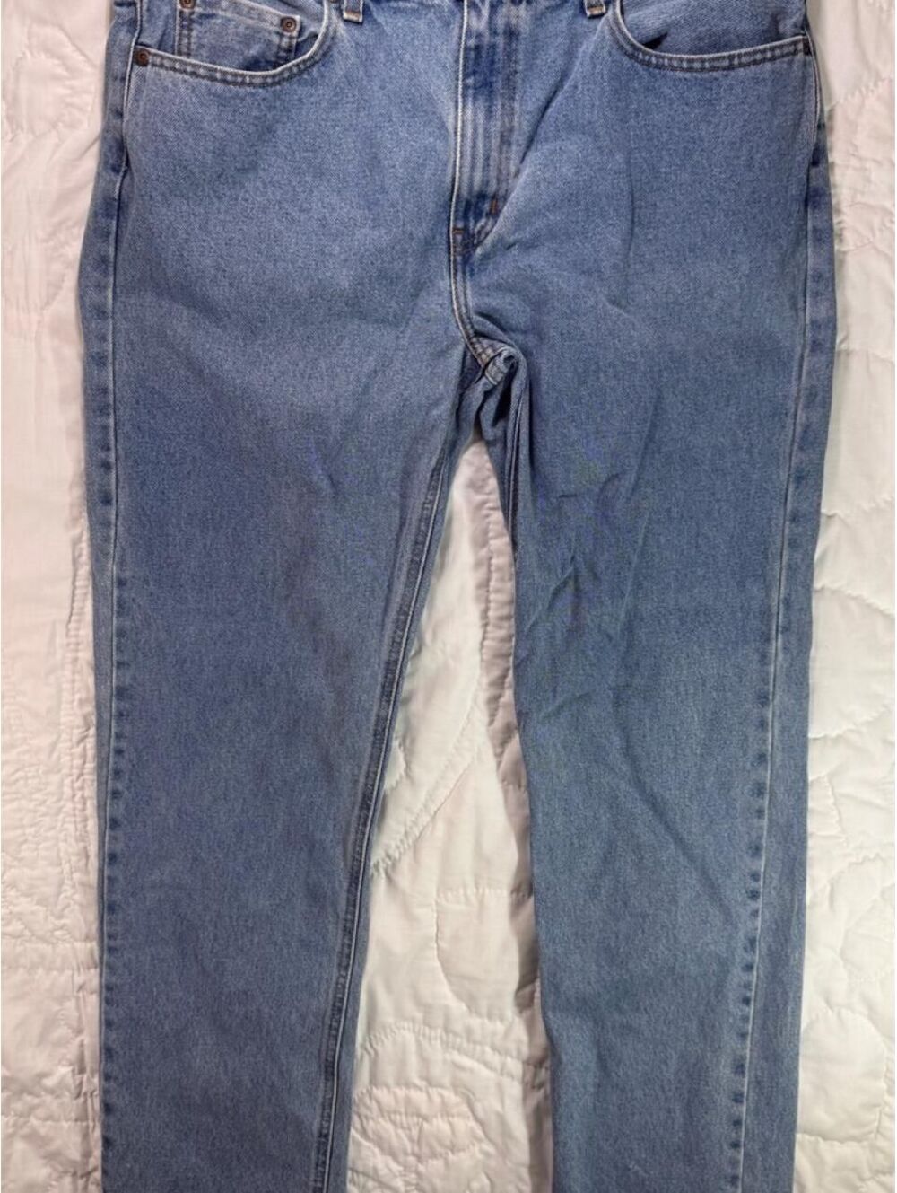 Faded Glory Jeans 35x34 blue straight leg jeans